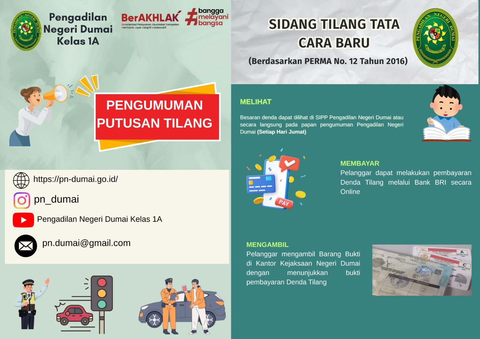 Alur Penyelesaian Perkara Tilang - Pengadilan Negeri Dumai